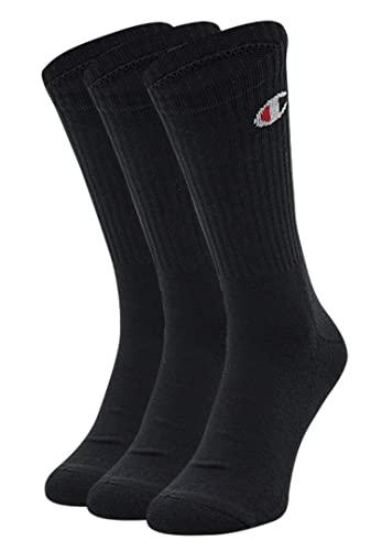 Champion Core 3PP Crew Calzini, Unisex - Adulto, Nero, 43-46 EU