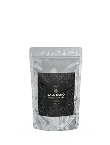 Sale Nero delle Hawaii Bembo 500 g – Sale Coreografico per i Tuoi Piatti di Pesce, Uova e Carni – Ricco di Carbone Attivo Naturale – (Sale Nero 500 g)