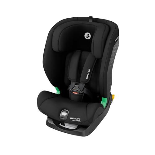 Maxi-Cosi Titan S Comfort i-Size, Tessuti Traspiranti, Seggiolino Auto ISOFIX, 15 mesi - 12 anni (76-150 cm), Seggiolino Auto Reclinabile 5 posizioni, 13 Posizioni Poggiatesta, G-CELL, Authentic Black