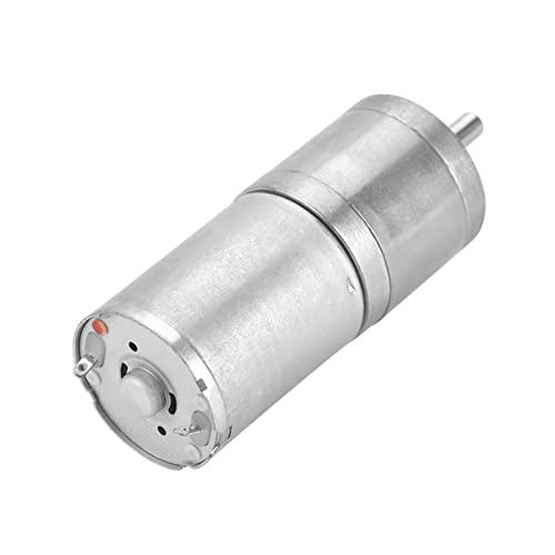 Jga25 370 Motoriduttore 25Mm 12V Motor 500Rpm 1Pcs Dc 12V 25Ga 370 Motoriduttore in Metallo a Bassa velocità per Serratura Elettronica(12V 500Rpm) (12V 300 giri/min)
