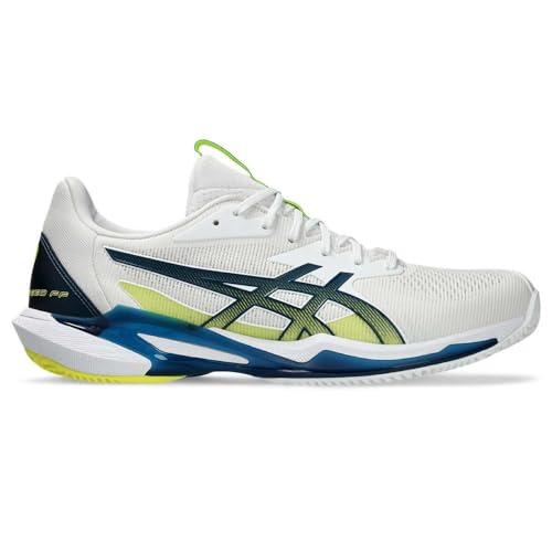 Asics Solution Speed FF 3 Clay, Sneaker Uomo, Bianco MAKO Blu, 42 EU