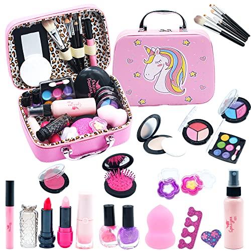 Trucchi Bambina Set - Trucco Set Ragazza, Lavabile Kit Regalo, Set di Trucchi per Bambini, Bambina Giocattoli Giochi Bambino 4 5 6 7 8 9 10 Anni, Regali Natale 3-12 Anni