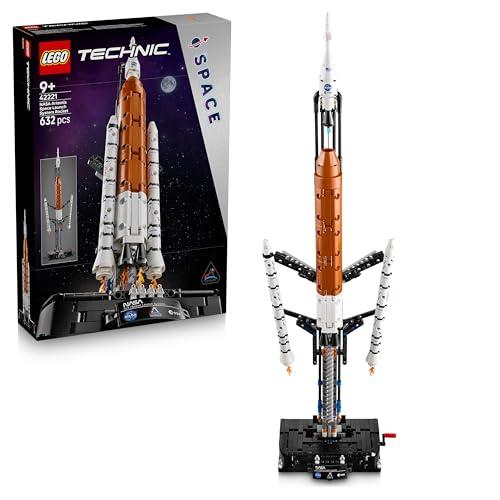 LEGO Technic Sistema di Lancio Spaziale Razzo NASA Artemis - Giocattolo STEM Interattivo con 4 Astronauti e Funzione di Separazione degli Stadi - Regalo per Bambini e Bambine da 9 Anni in su - 42221