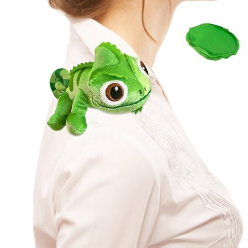 Peluche XPJBKC Pascal Chameleon Spalla Magnetico per Bambini Adulti Fan