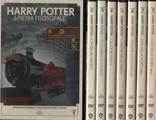 8 Dvd HARRY POTTER - LA COLLEZIONE SERIE COMPLETA 1-8 film TRAVEL ART EDITION