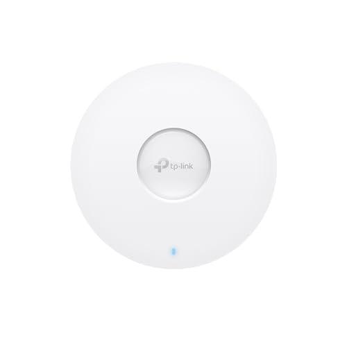 TP-Link EAP650 Access Point Wireless Wi-Fi 802.11ax AX3000 Dual Band, Supporto Poe+ 802.3at, Porte Gigabit, MU-Mimo, WPA3, Connessioni Multi-Dispositivi, Posizionamento Flessibile, Bianco