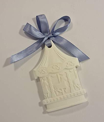 10 Gessetti profumati,segnaposto, Bomboniere, Giostra,giostrina 8,5x6cm