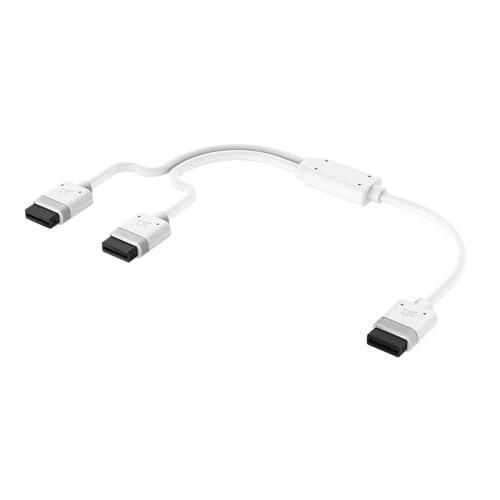 Corsair iCUE Link Cable 1x 600mm Y-Cable con Conectores Rectos Blanco