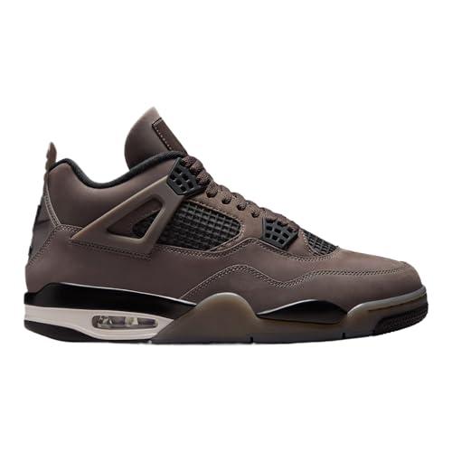 Air Jordan 4 Retro Cave Stone E Nero Uomini Lifestyle Scarpe (Cave Stone/Nero/Phantom), Pietra/Nero/Fantasma, 46 EU