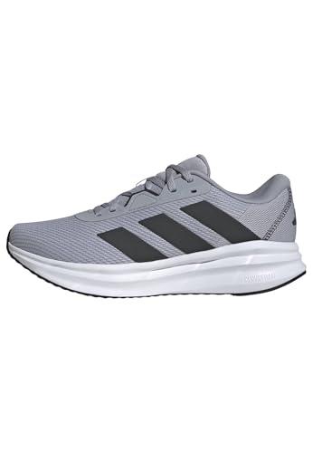 adidas Uomo Galaxy 7 Running Shoes, Halo Silver/Carbon/Core Black, 41 1/3 EU