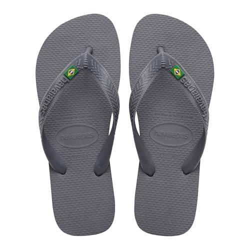 Havaianas Top Brasil Unisex - Adulto FlipFlop Steel Grey 43 EU