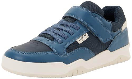 Geox J Perth Boy E Sneaker, Avio/Navy, 41 EU