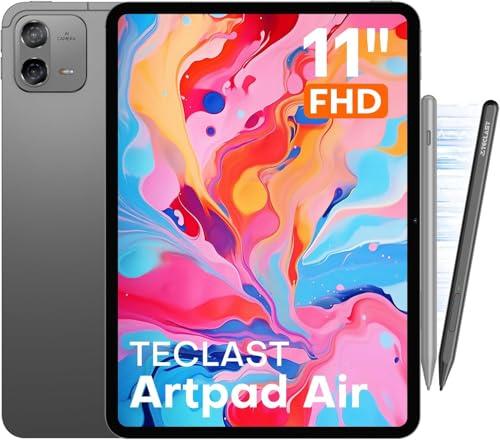 TECLAST Tablet Artpad Air 11 Pollici Android 15, Helio G99 Octa-Core Gaming Tablet 20GB RAM 128GB ROM(1TB TF), Dual SIM LTE, 8000mAh, Widevine L1, GPS/GMS, USBC Anschluss,Tabletpc con Penna