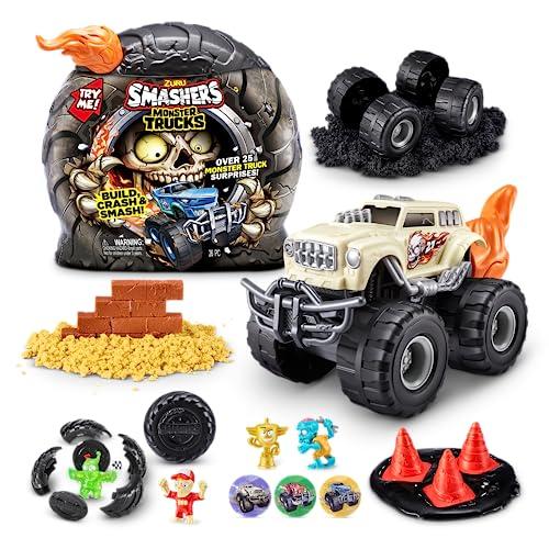 Smashers Monster Truck Surprise by ZURU, Skeleton Screecher, Boys, with 25 Surprises, Collectible Monster Truck Surprise (Skeleton Screecher)