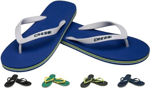 Cressi Beach, Infradito per Piscina Unisex – Adulto, Blu/Bianco, 43/44