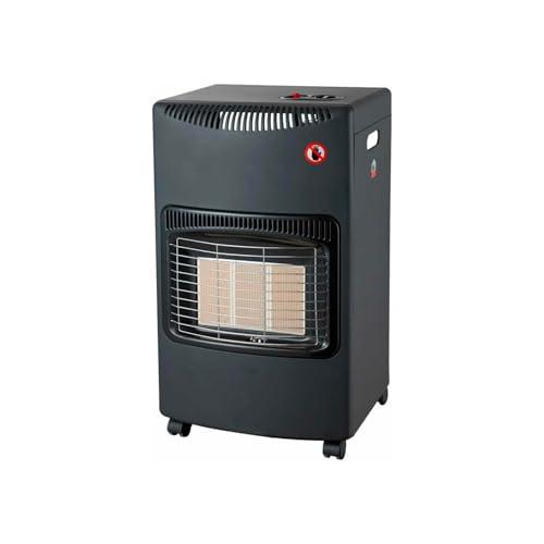 Wintem Stufa a Gas GPL con 3 Livelli di Potenza e Accensione Piezoelettrica - Ideale per Ambienti Interni è Pieghevole e Salvaspazio Grazie al Comodo Vano Portabombola - Spegnimento di Sicurezza