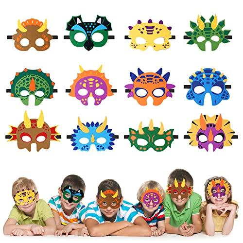 URAQT Maschere Bambini Feste, Mascherine Feltro Maschere Cosplay per Bambini Adulti, Maschere per Feste di Cosplay pe Halloween, Carnevale