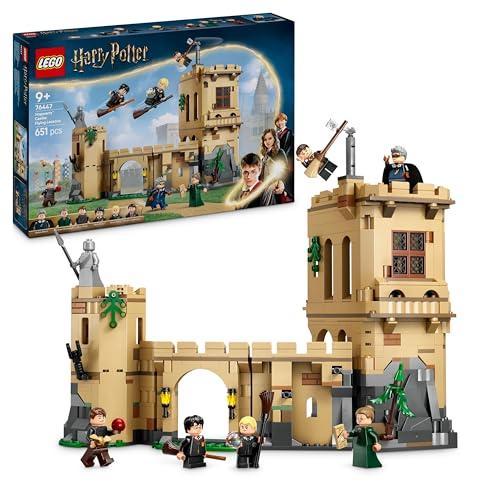 LEGO Harry Potter Castello di Hogwarts: Lezioni di Volo - Idee Regalo di Pasqua per Bambini e Bambine da 9 Anni - Giocattolo con 6 Minifigure tra cui Draco Malfoy e la Professoressa McGonagall - 76447