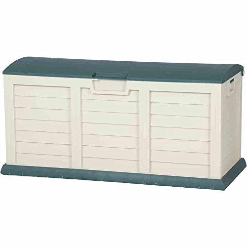 Baule MAXI cassapanca in resina esterno L140xP61xH69cm giardino bambini 000811