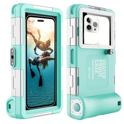 Custodia Impermeabile Smartphone IPX8 Porta custodia cellulare impermeabile 15m Subacquea compatible per iPhone 16 15 14 13 12 16 Pro Max 14 15 16 Pro Samsung S24 S23 S22 Ultra A35 A55 A25 A15 A34 A54