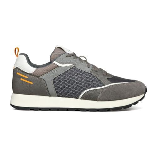 Geox U Partenio A, Scarpe da Ginnastica Uomo, Pietra, 42 EU