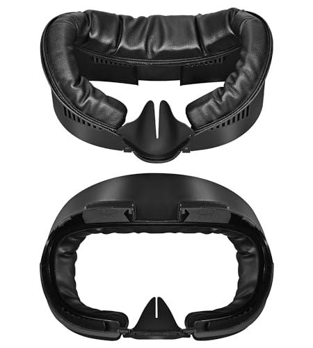 TRANSNOVO Face Cover Interfaccia Facciale Compatibile con gli Accessori Meta Quest 3, Spugna Addensata e Morbido PU Cuscino Pad Sostituzione, Buona Traspirabilità e Effetto di Blocco della Luce