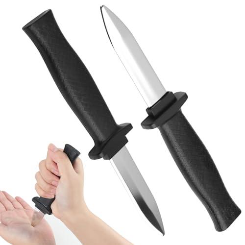 2 Pcs Pugnale Giocattolo, Coltello Finto Retrattile Bambini e Adulti, Fake Knife, Coltello Pugnale a Scomparsa in Plastica, Pugnale Finto, Ideali per Feste di Carnevale e Bomboniere