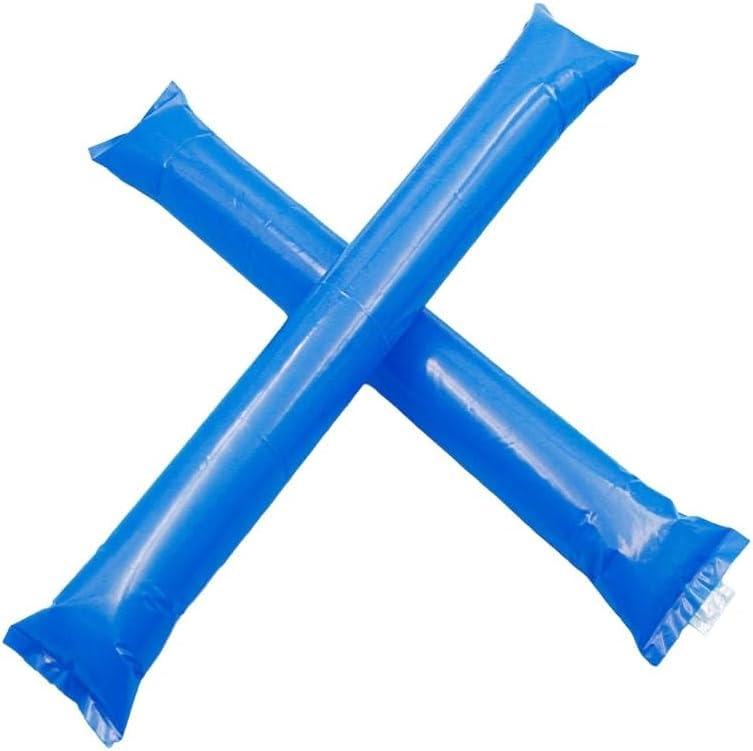 110 pz Confezione da 55 paia di applauditori gonfiabili rumorosi in plastica. Articoli di festa e animazione. Bastoncini cotillon, applauditori gonfiabili Blu, applauditori gonfiabili (110, Blu)