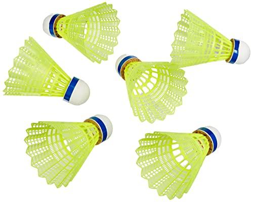 Wilson Championship, Volani da Badminton, Confezione da 3, velocità 78, Plastica/Sughero Naturale, WRT6040YE78 Unisex-Adulto, Giallo, Taglia Unica