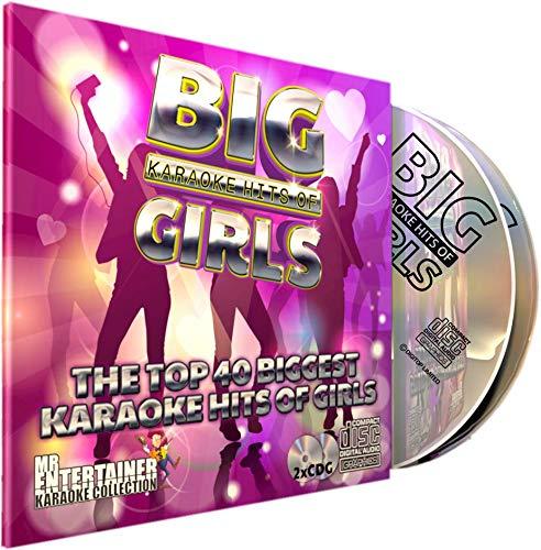 GIRLS KARAOKE CD+G (CDG) Pack. Mr Entertainer Karaoke Big Hits. 40 migliori canzoni femminili di sempre. ragazze karaoke