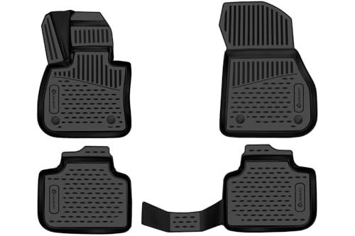 Element Set di Tappetini Auto in Gomma TPE 3D per BMW X1 | Mk2 (F48) | 2015-2022 | Tappetini Auto Originali 100% Adatti, Gomma Auto Universali Resistanti