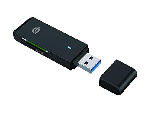 Conceptronic BIAN02B Lector de Tarjetas SD USB 3.0 Negro
