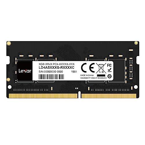 Lexar SODIMM RAM DDR4 16GB, 3200 MHz DDR4 Memoria CL22, DRAM Memoria SODIMM 260-Pin, SO-DIMM ad alte Prestazioni, CL22-22-22-52, 1.2V (LD4AS016G-B3200ASST)