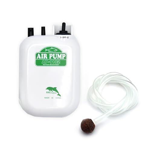 Namaka® Ossigenatore da Pesca Portatile - 2 Velocità, Water Resistant, Alimentato da Batteria 1,5V (Size D) - Per esca viva