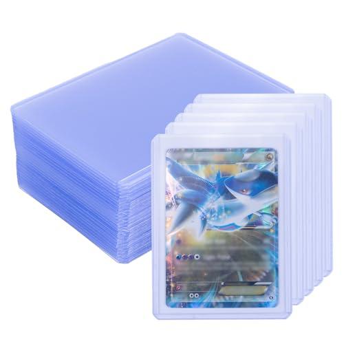 Carehabi Custodie per carte Set di 30 Custodie per Carte da Collezione Trasparente spessore regolare Card Protectors Adatte per carte sportive,MTG,Pokemon Magic