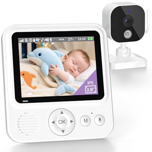 OBVHNUA Baby Monitor Video e Audio 2,8