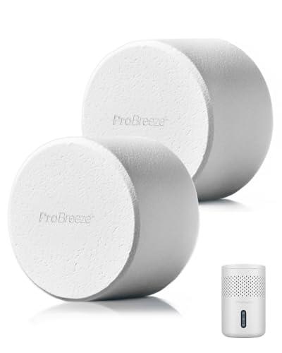 Pro Breeze Osmo Ricariche Deumidificatore – 2 x 700g Compresse Extra Grandi – Fino a 200 Giorni di Assorbimento Umidità e Odori – Ecologico e Senza Profumo