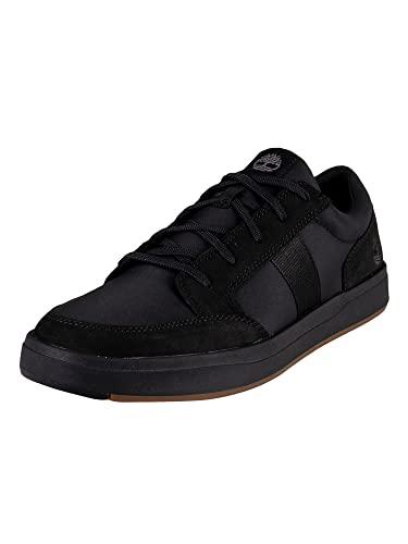 Timberland Davis Square F/L Ox Sneaker Basic, Sneaker, Uomo, Nero Black Nubuck, 44.5 EU