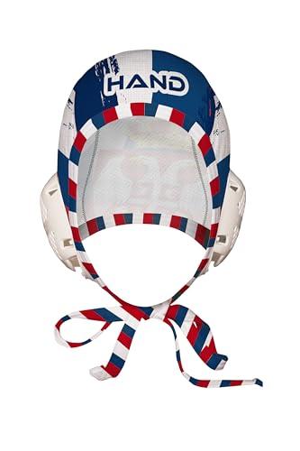 HAND SPORT Cuffia da Pallanuoto, Calottina Pallanuoto, MOD. Red Wave Professional, Unisex.