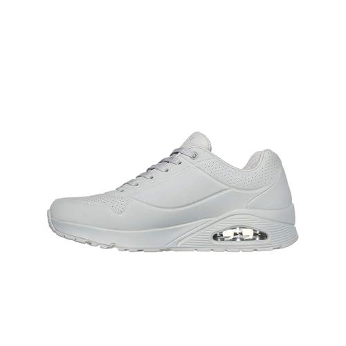 Skechers Uno Stand On Air, Scarpe da ginnastica Uomo, Stone Grey Durabuck Mesh, 43 EU