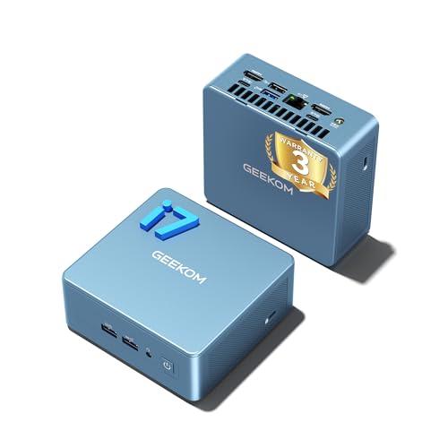 GEEKOM IT12 Edizione 2025(Garanzia di 3 Anni) con Intel Core i7-1280P,32GB RAM e 1TB SSD(Espandibile)|Mini PC Windows 11,Slot SD|USB4.0 & LAN 2.5G|8K@60Hz | Per Streaming e Controllo Industriale