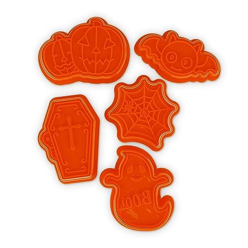 Legami - Formine Tagliabiscotti Halloween, Cookie Cutters, 5 Forme, Adatte anche ai Bambini, Lavabili in Lavastoviglie