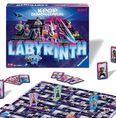 Ravensburger - Labyrinth K-Pop Demon Hunters, Gioco da tavolo 7+ anni