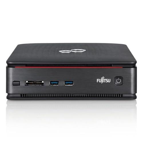 Fujitsu Esprimo - Mini Pc Computer Fisso Desktop - Intel i5-4570T 2 Core 2.9 GHz - Ram 8GB DDR4 SSD 256GB, DVI + DP - Pronto All'Uso con Chiavetta WiFi in Omaggio (Ricondizionato)
