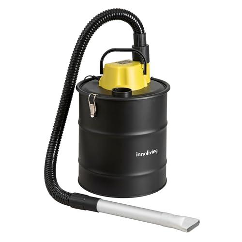Innoliving Aspiracenere Elettrico INN-650 da 20L, 1200W, Filtro HEPA Lavabile, Serbatoio Capiente, Tubo Flessibile e Accessori Inclusi, Ideale Pulizia di Camini, Stufe e Barbecue, Facile e Sicuro
