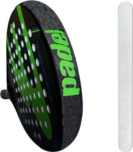 Ph Pro Heat Protezione Racchetta Padel Transparente Ruvido - Protettore Racchetta Multigranulato, Resistente - Paracolpi Padel Facile da Applicare e Adattabile 35x370mm.