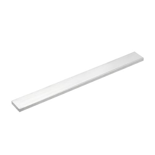 QUARKZMAN Barra Alluminio Piatta Quadrata, 6 x 25 x 254mm Piastra Piana in Alluminio 6061 Piastra Piana Asta Barra Piatta Nuovo Materiale Acciaieria Solido T6511 per Edifici Industriali