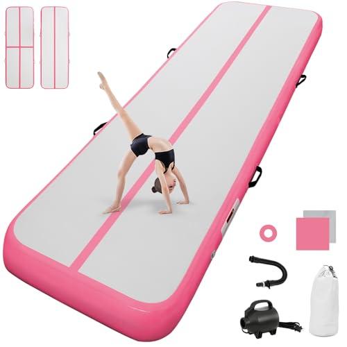 ginnastica artistica 10cm Spessore 3 m tappeto ginnastica Tappetino da Ginnastica Gonfiabile Artistica Materasso Yoga Taekwondo con Pompa elettrica