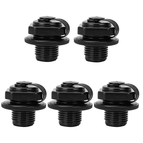 Valvole d'Aria Gonfiabili Kayak a Vite, Valvola Gonfiabile per Barche Pneumatiche Kayak Della Barca per Barche Gonfiabili Resistente Valvola Spirale Gonfiabile Tappo per Zattera Gonfiabile,5 Pezzi