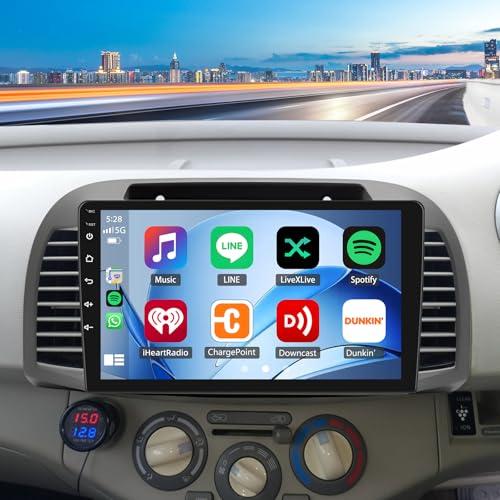 2 + 32 G Android 13 Autoradio per Nissan Micra 3 K12 2002 – 2009 con CarPlay Android Auto 9 pollici Navigazione GPS Auto Radio Display con Bluetooth FM/RDS WiFi SWC + Telecamera posteriore AHD